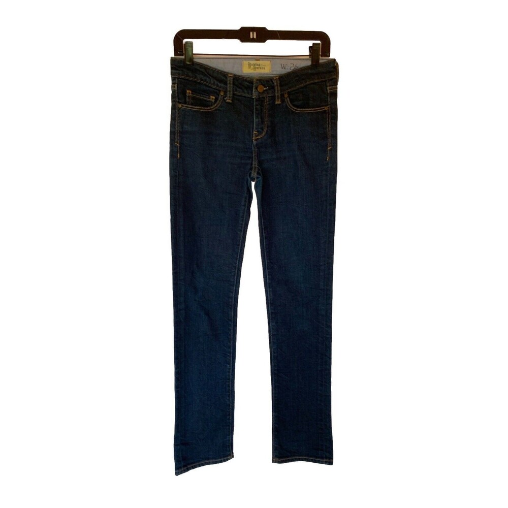 HOLDING HORSES Anthropologie Straight Fit Wms Waist 26” (28”) Denim Jeans *READ
